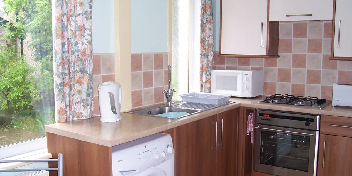Kitchen in Leeds accommodation