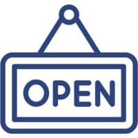 Open sign icon